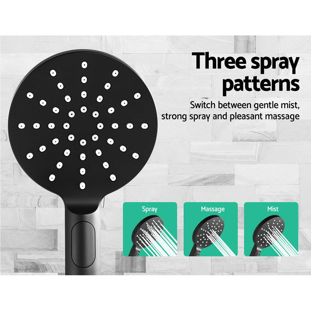 Cefito 9" Rainfall Shower Head Set with Handheld | Matte Black