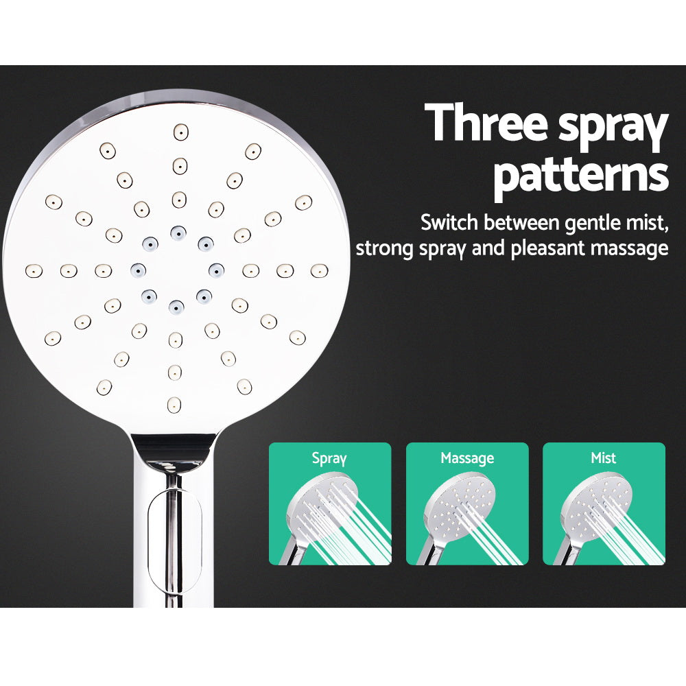 Cefito 9" Rainfall Shower Head Set with Handheld | Matte Black