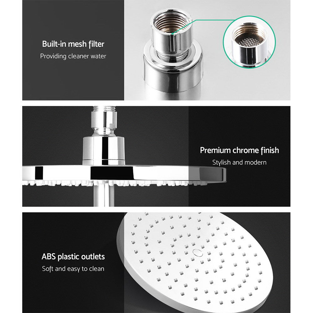 Cefito 9" Rain Shower Head Set with Handheld & Mixer Tap