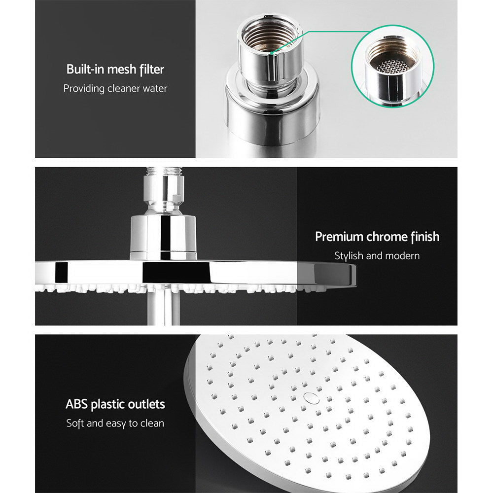 Cefito 9" Rainfall Shower Head Set with Handheld and Taps