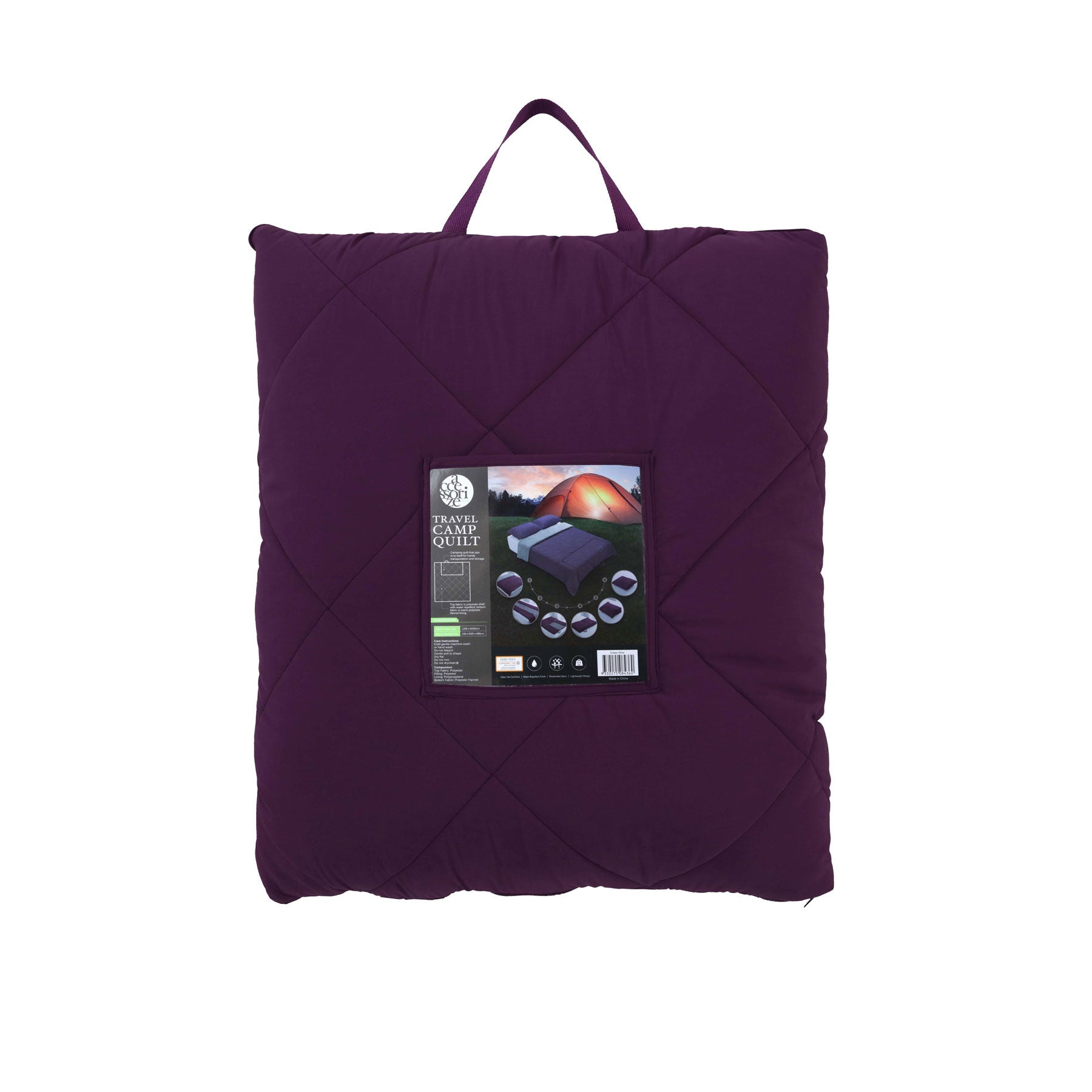 Accessorize Camp Quilt Purple