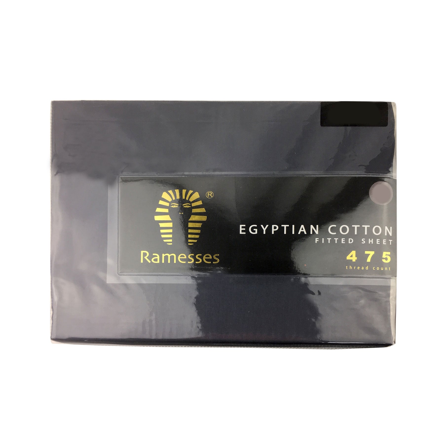 Ramesses 475TC Egyptian Cotton Fitted Sheet Queen Charcoal