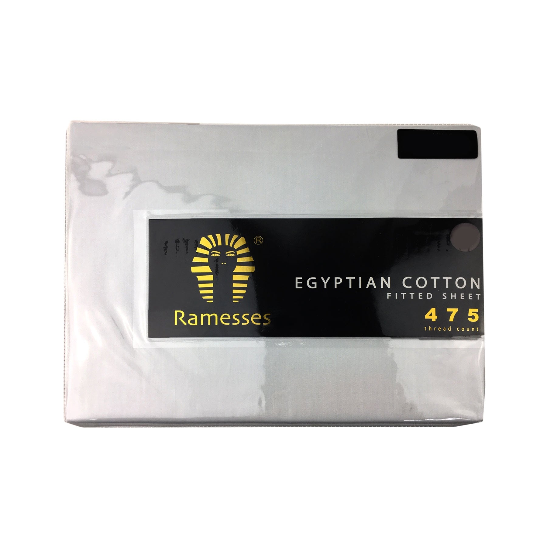 Ramesses 475TC Egyptian Cotton Fitted Sheet King White