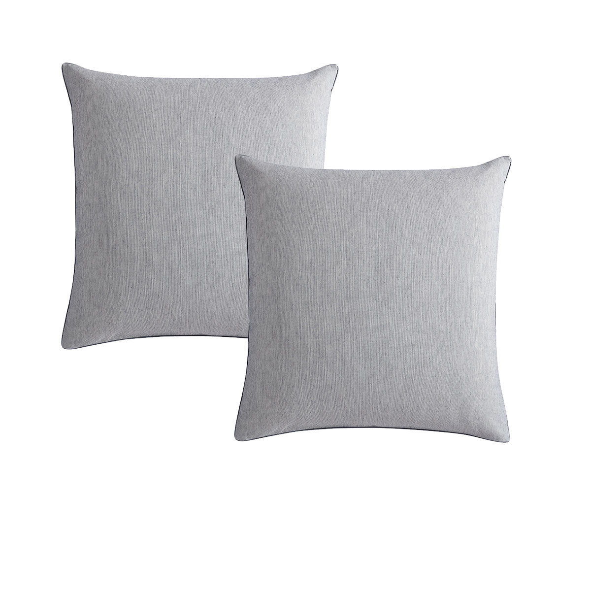 Platinum Collection Pair of Balmoral Ash European Pillowcases 65 x 65cm