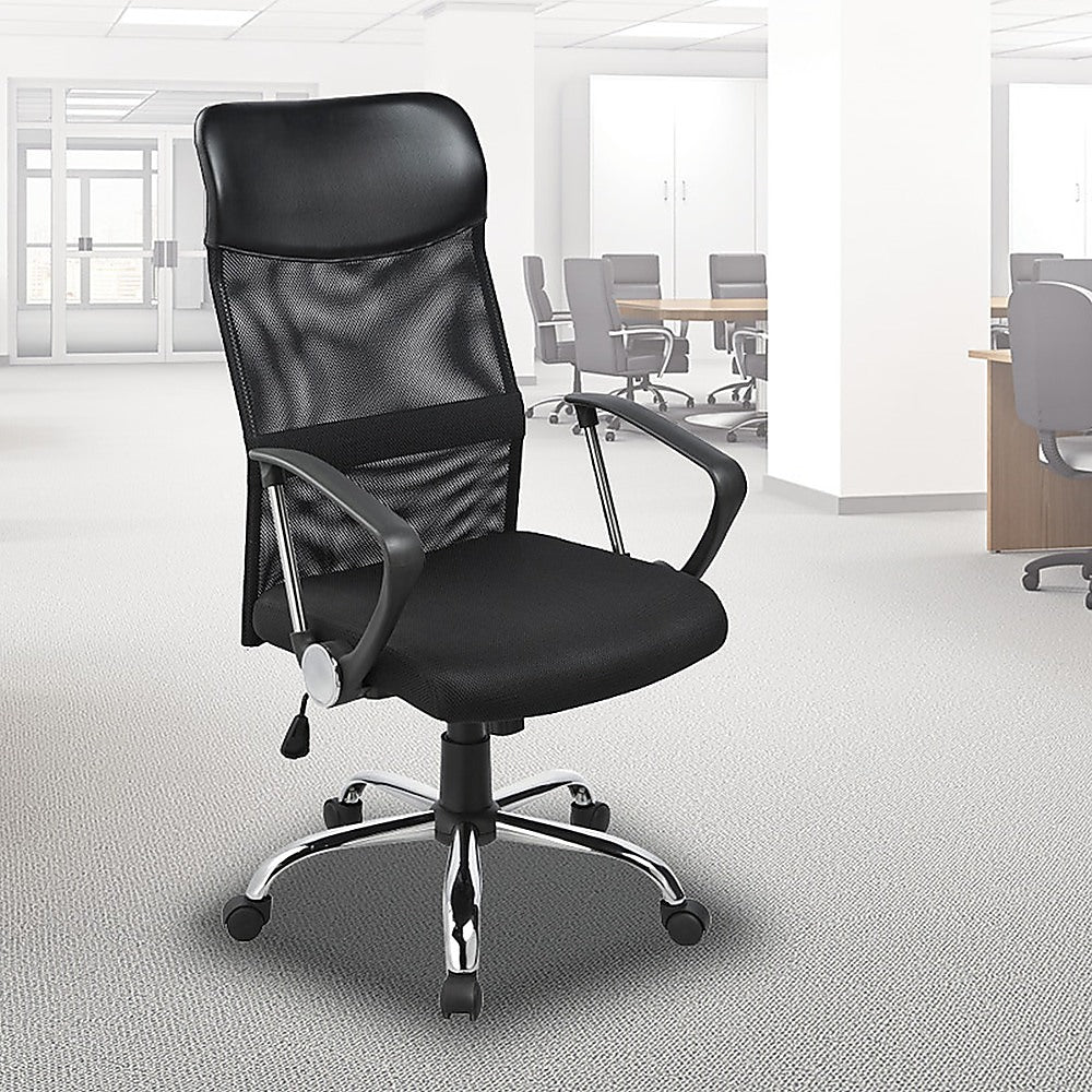 Ergonomic Salvatore Angelotti Mesh Leather Office Chair