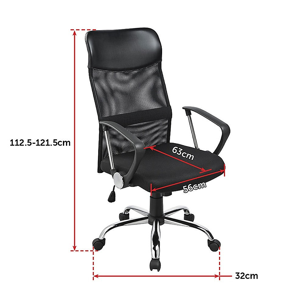 Ergonomic Salvatore Angelotti Mesh Leather Office Chair