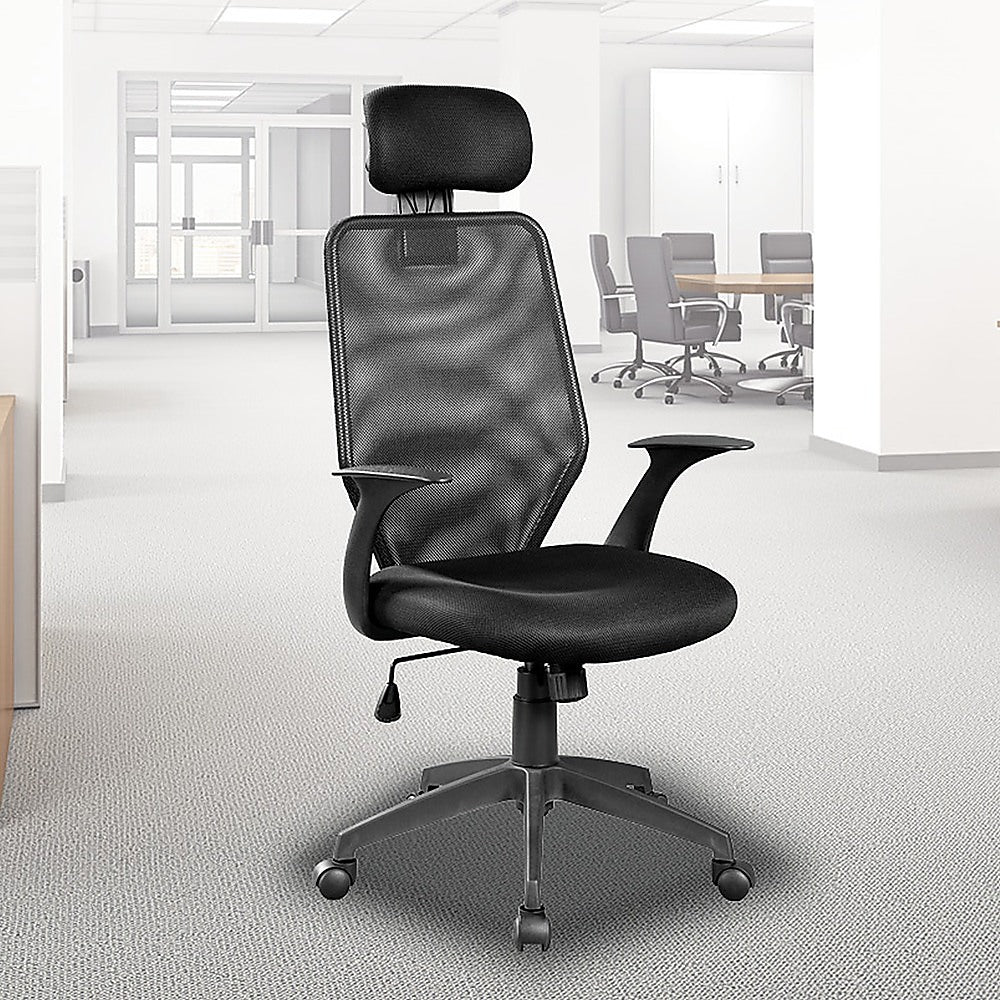 Salvatore Angelotti Ergonomic Mesh Office Chair with Headrest