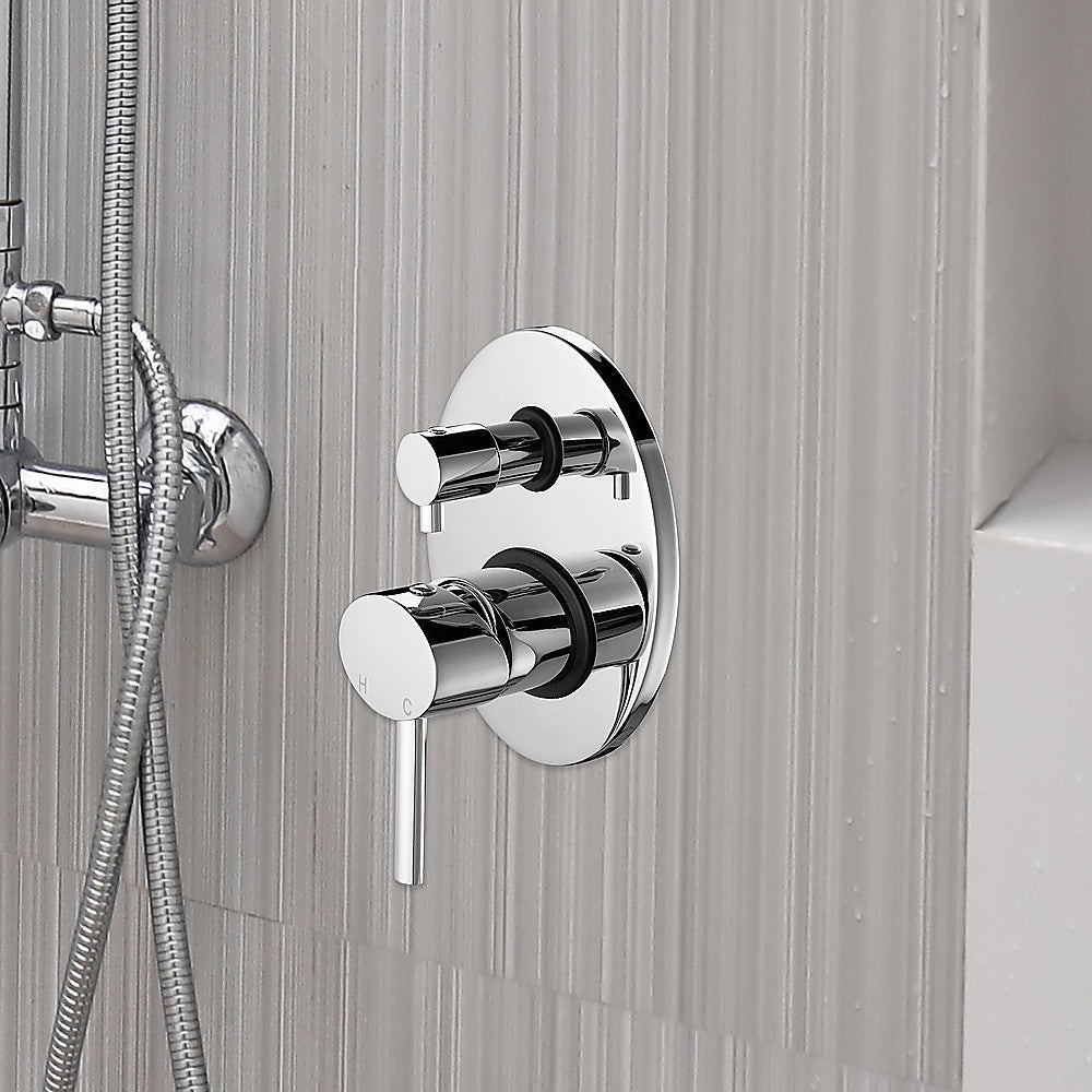 Chrome Oval Shower Diverter with WaterMark Certification