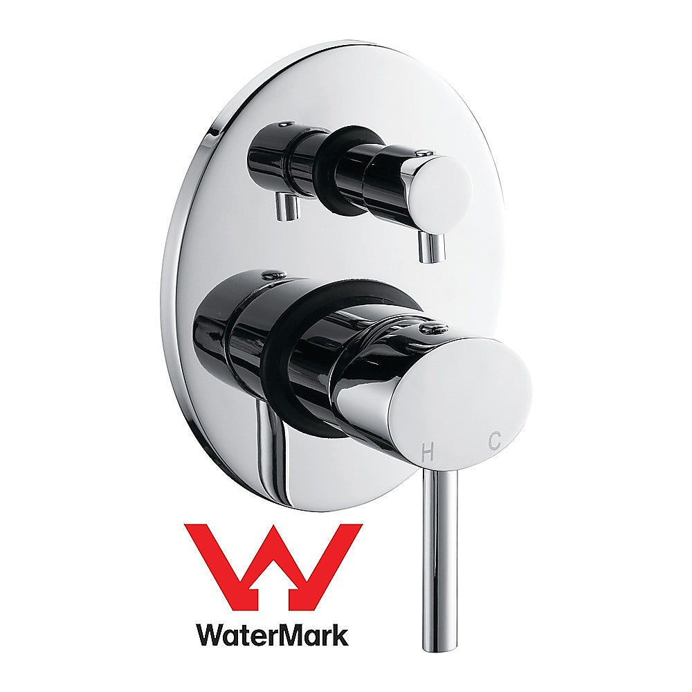 Chrome Oval Shower Diverter with WaterMark Certification