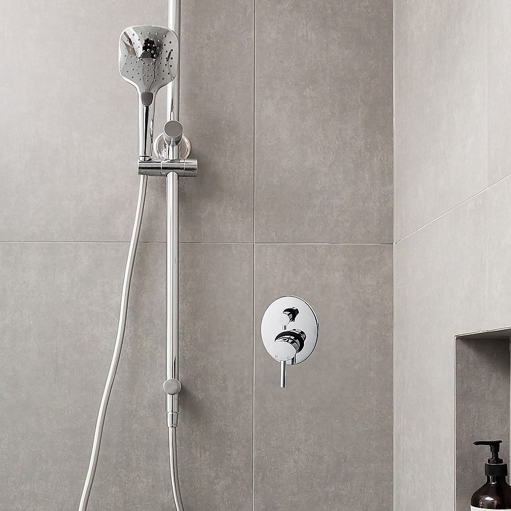 Chrome Oval Shower Diverter with WaterMark Certification