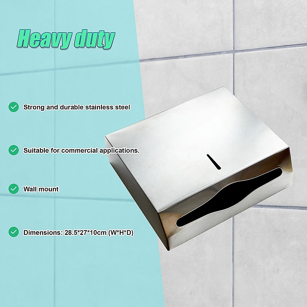 Stainless Steel Commercial Paper Towel Dispenser for Bathrooms