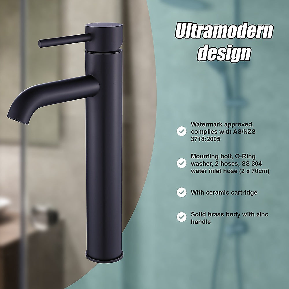 Tall Basin Mixer Tap Faucet -Kitchen Laundry Bathroom Sink