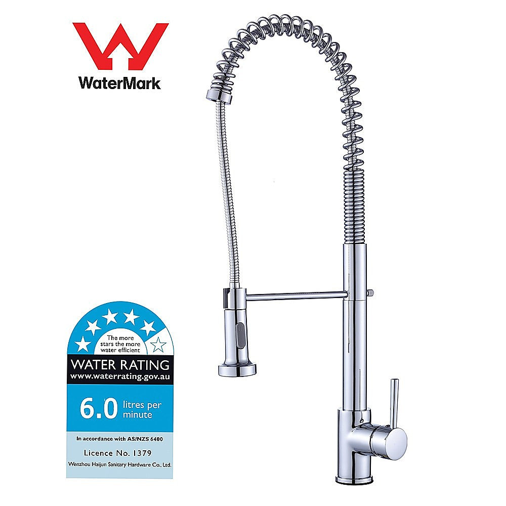 Della Francesca Pull|Out Kitchen Mixer Tap with Chrome Finish