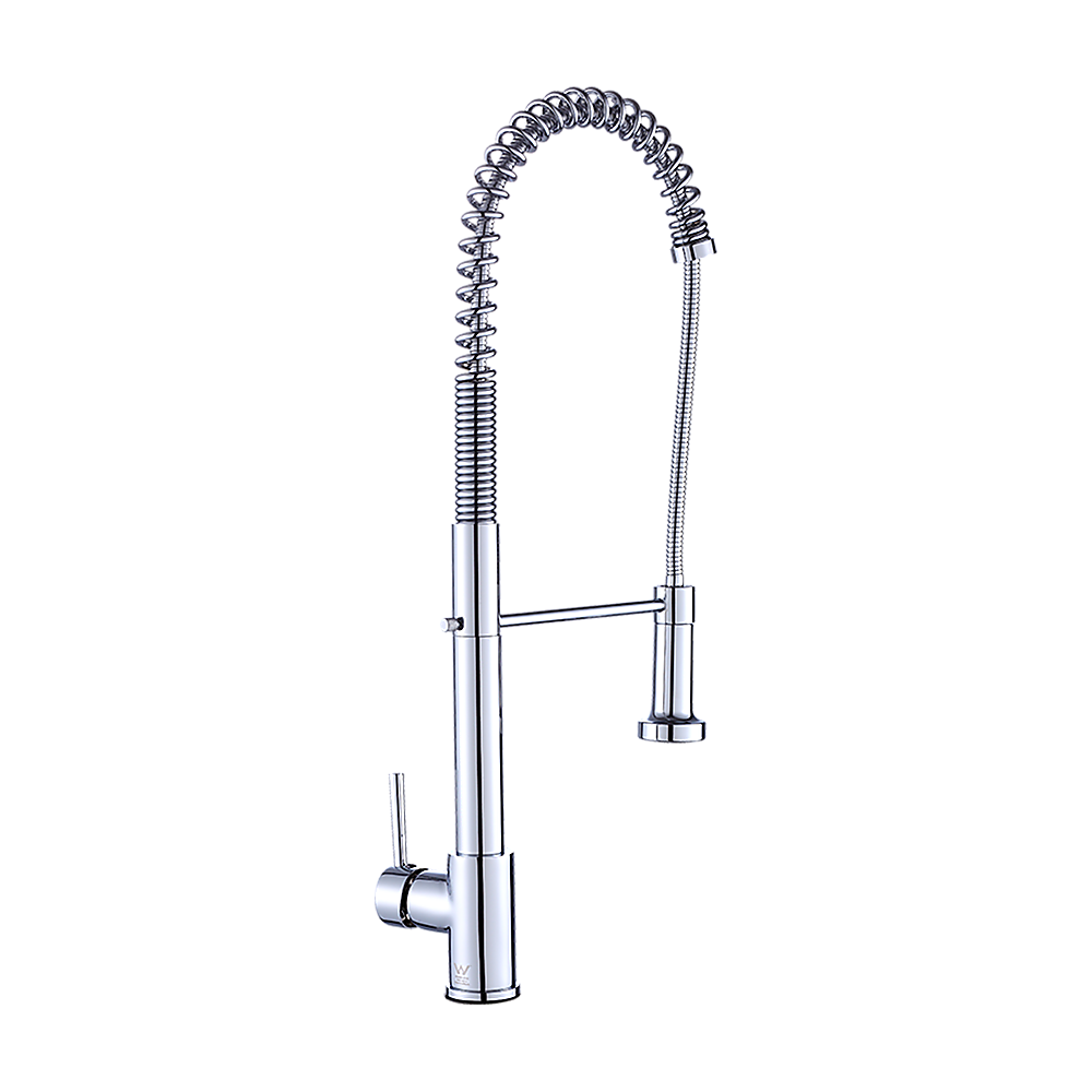 Della Francesca Pull|Out Kitchen Mixer Tap with Chrome Finish