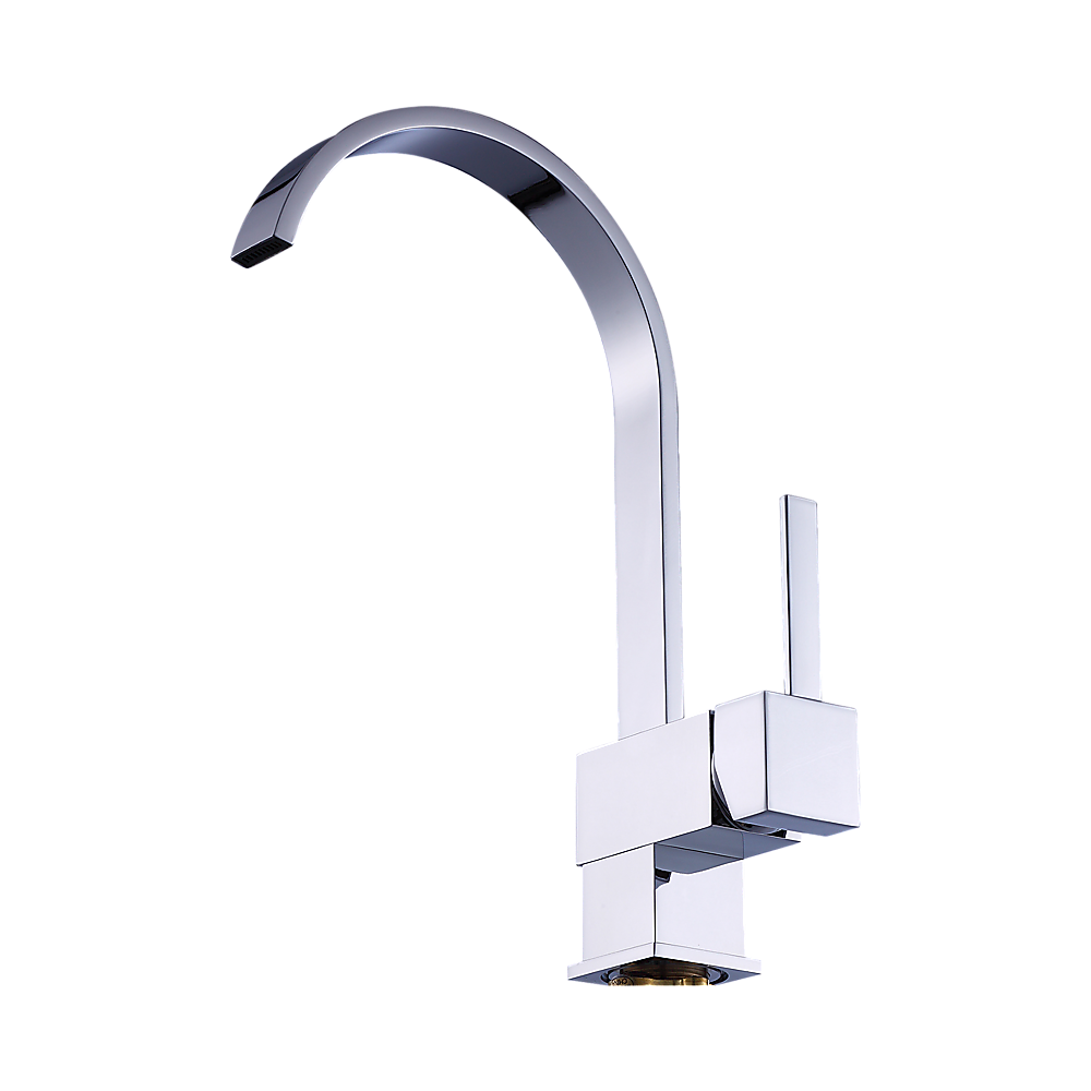 Della Francesca Modern Chrome Sink Mixer Tap | Kitchen & Bath