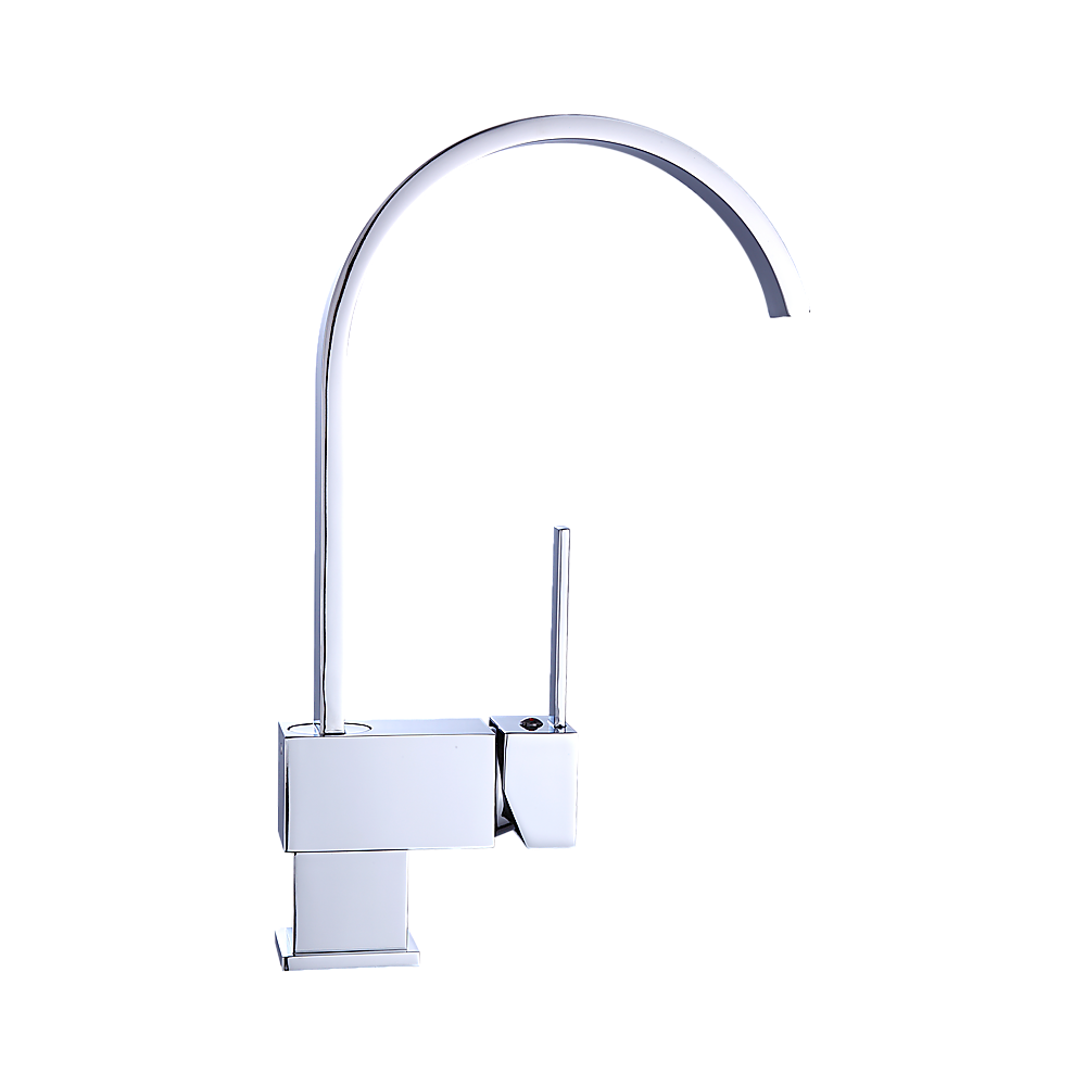 Della Francesca Modern Chrome Sink Mixer Tap | Kitchen & Bath