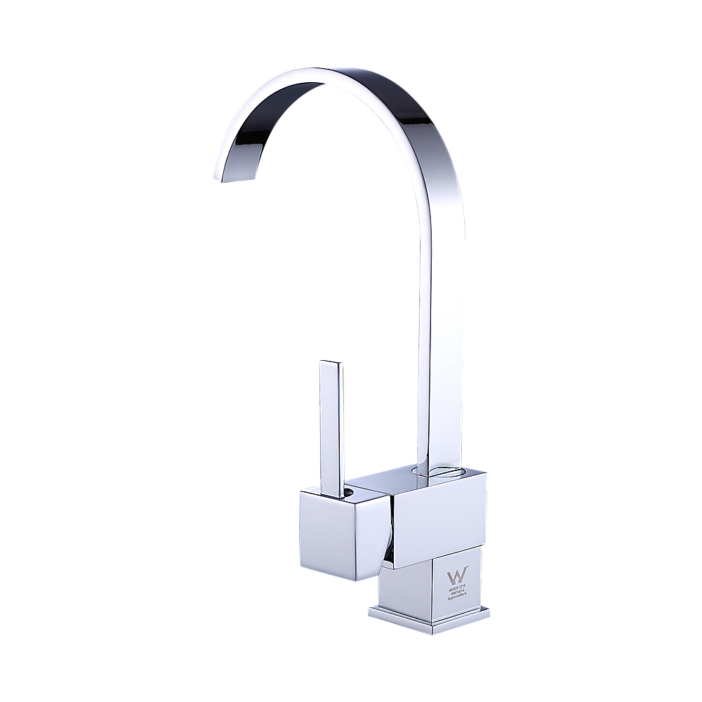 Della Francesca Modern Chrome Sink Mixer Tap | Kitchen & Bath