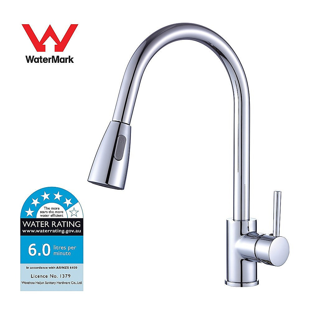 Della Francesca Pull|Down Kitchen Mixer Tap | Chrome Finish