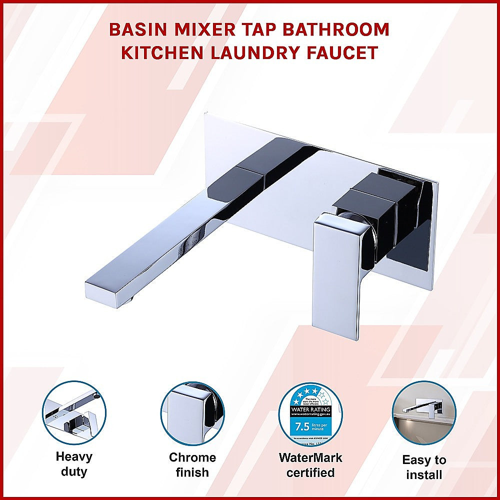 Modern Chrome Basin Mixer Tap | Della Francesca Bathroom Faucet