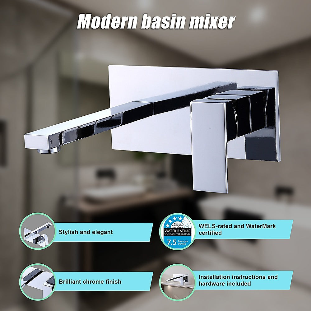 Modern Chrome Basin Mixer Tap | Della Francesca Bathroom Faucet