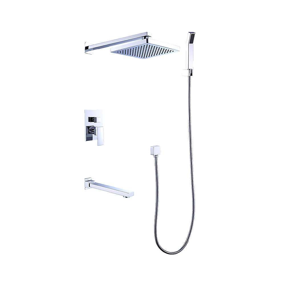 Della Francesca 8" Rain Shower Set with Bath Spout & Mixer