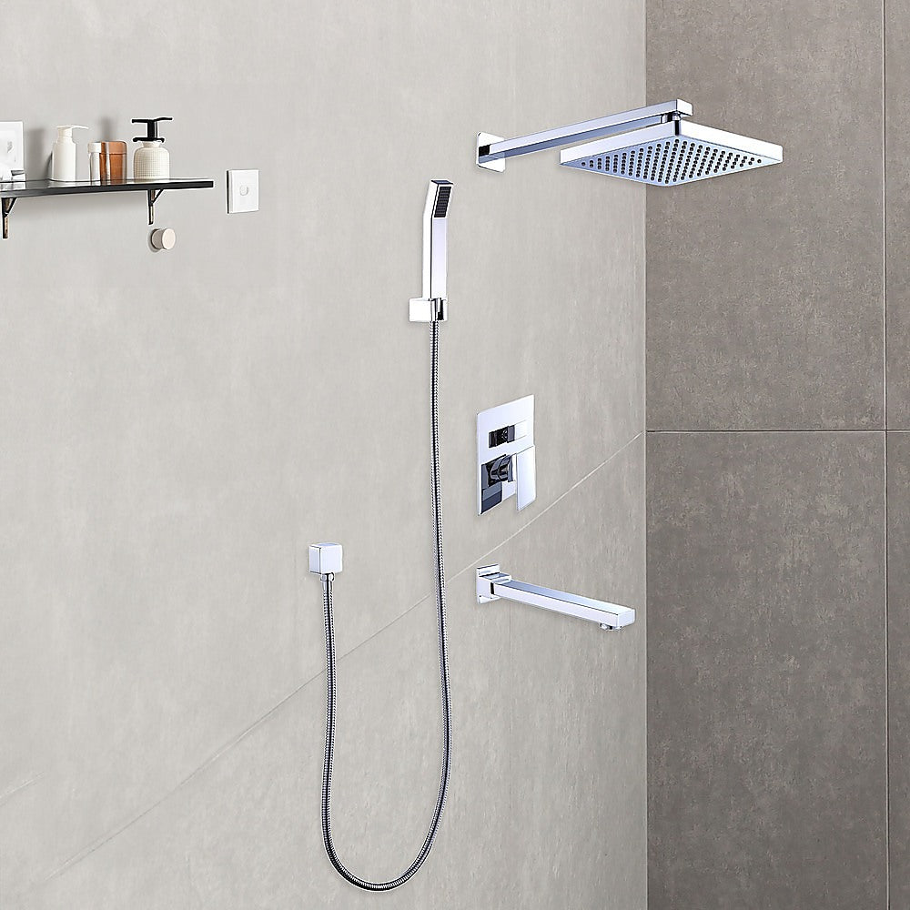 Della Francesca 8" Rain Shower Set with Bath Spout & Mixer