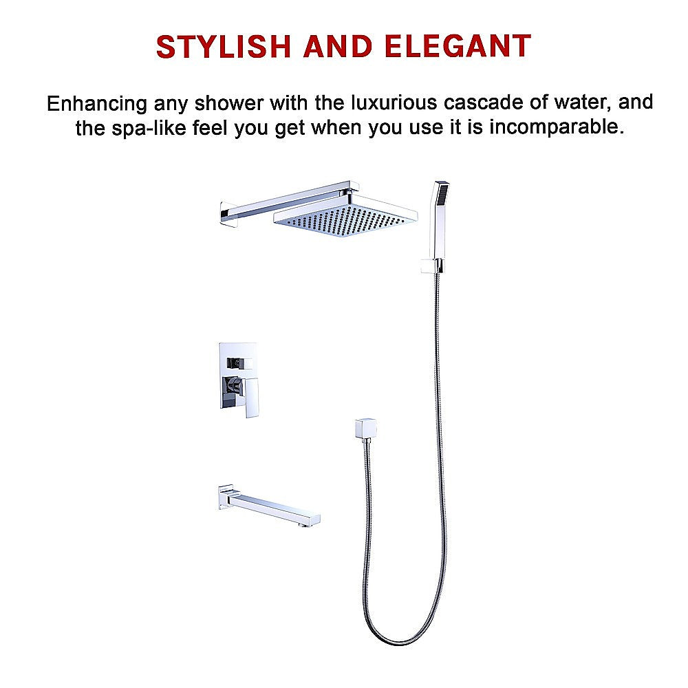 Della Francesca 8" Rain Shower Set with Bath Spout & Mixer