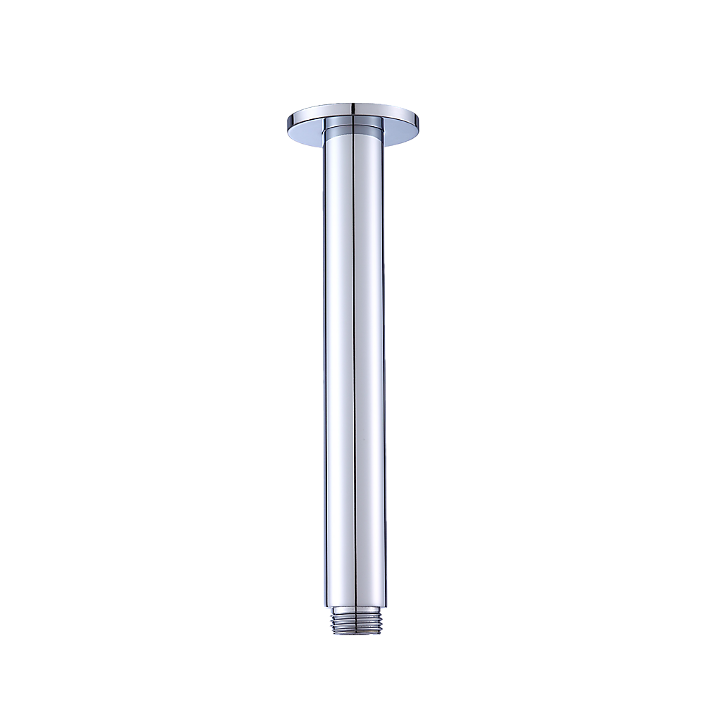 Chrome Round Ceiling Shower Arm | 200mm Length