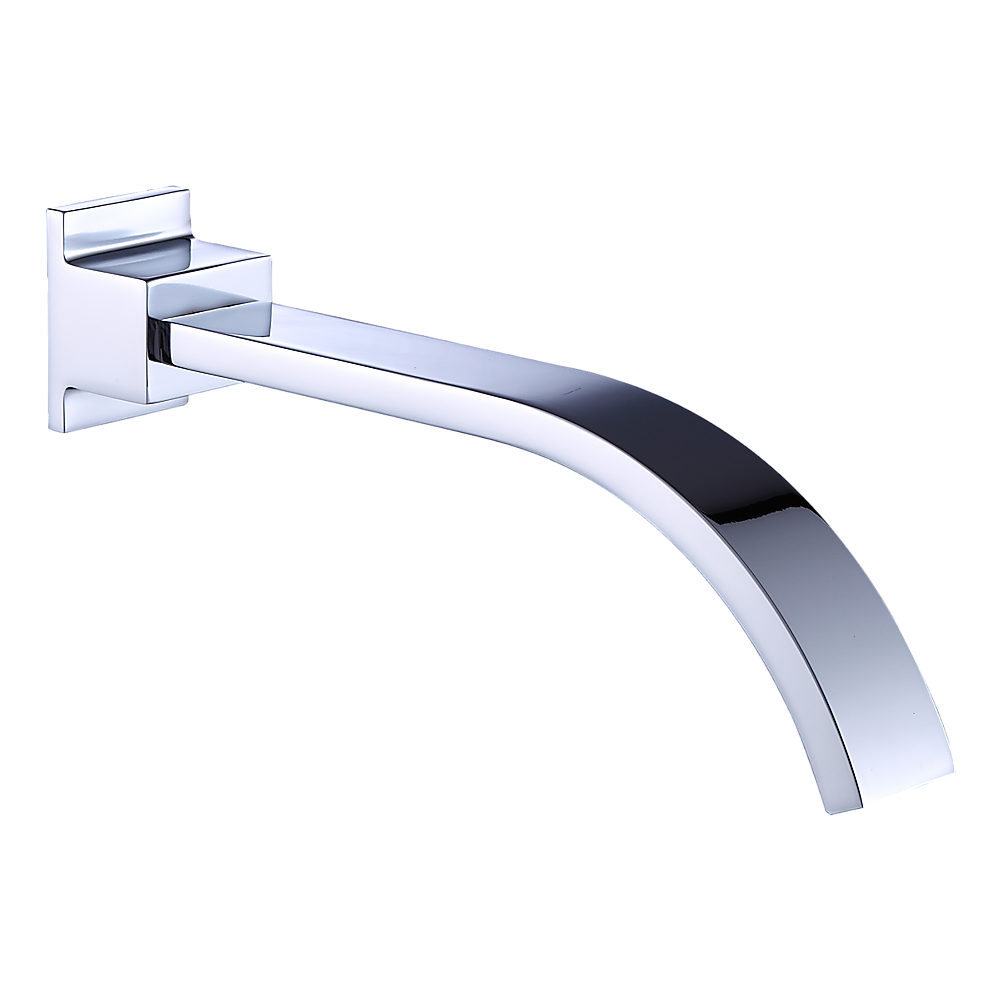 Della Francesca 180mm Modern Chrome Bath Spout