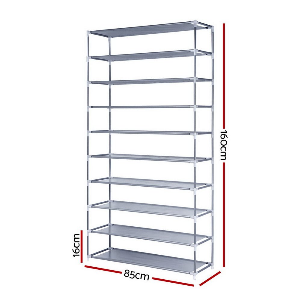 10 Tier Stackable Shoe Rack - Newstart Furniture