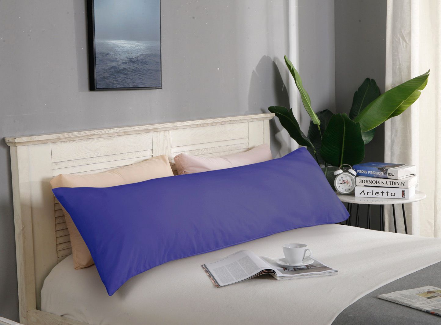 1000TC Premium Ultra Soft Body Pillowcase - Royal Blue - Newstart Furniture