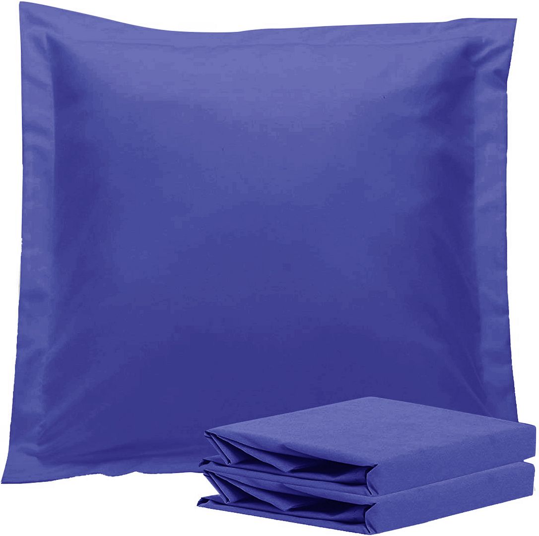 1000TC Premium Ultra Soft European Pillowcases 2-Pack Royal Blue - Newstart Furniture