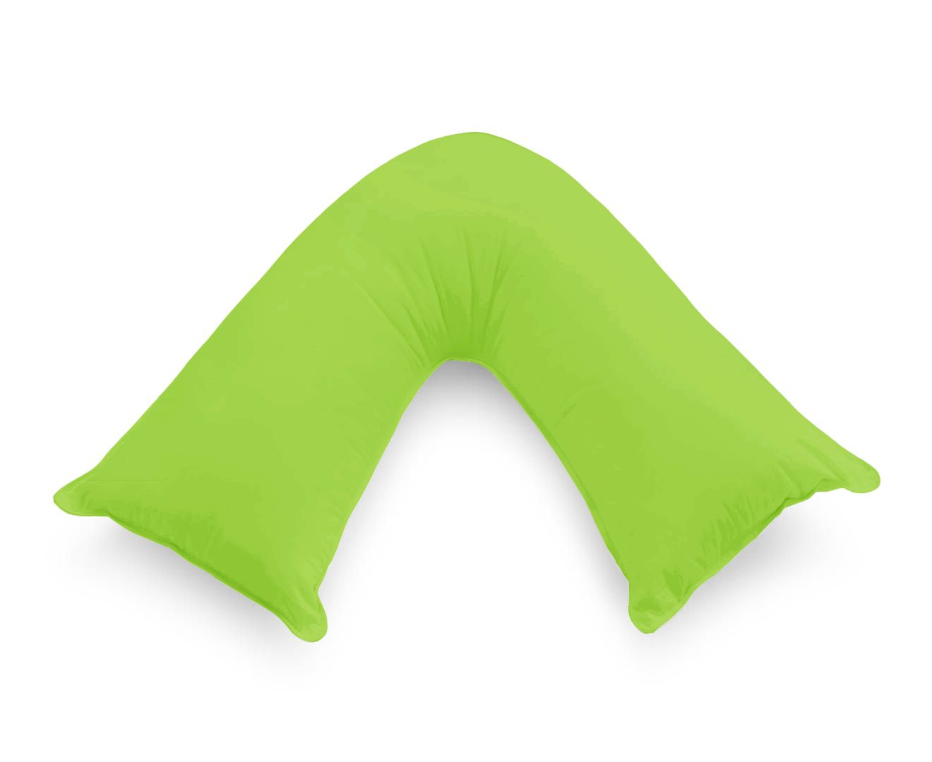 1000TC Premium Ultra Soft V SHAPE Pillowcase - Green - Newstart Furniture