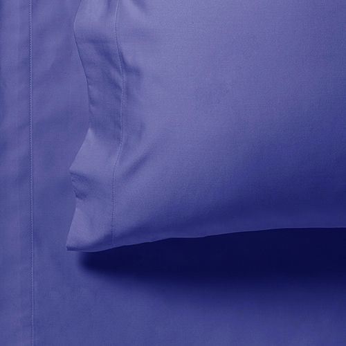 1000TC Ultra Soft Double Size Bed Royal Blue Flat & Fitted Sheet Set - Newstart Furniture