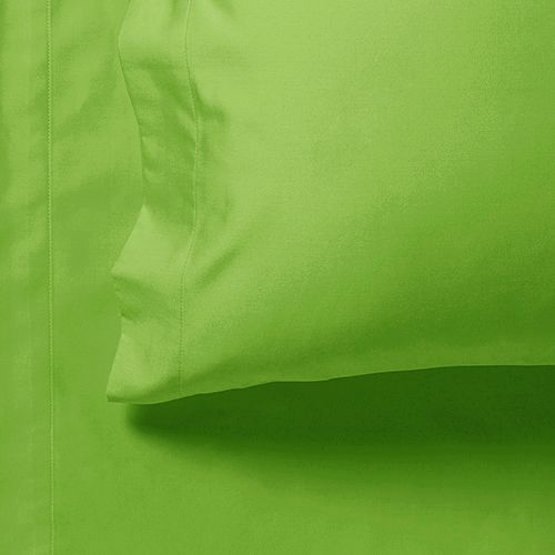 1000TC Ultra Soft King Single Size Bed Green Flat & Fitted Sheet Set - Newstart Furniture