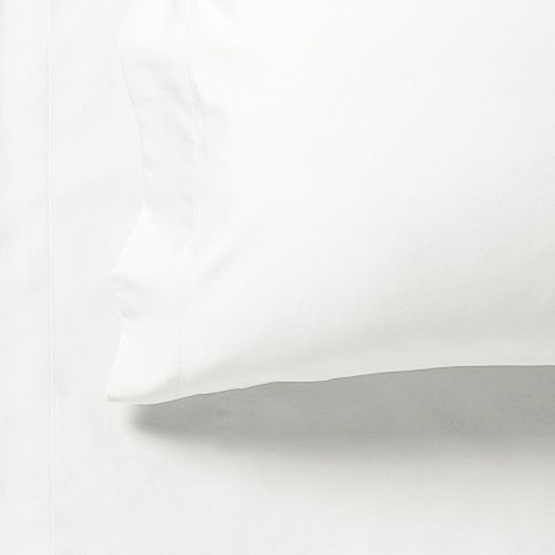 1000TC Ultra Soft King Single Size Bed White Flat & Fitted Sheet Set - Newstart Furniture