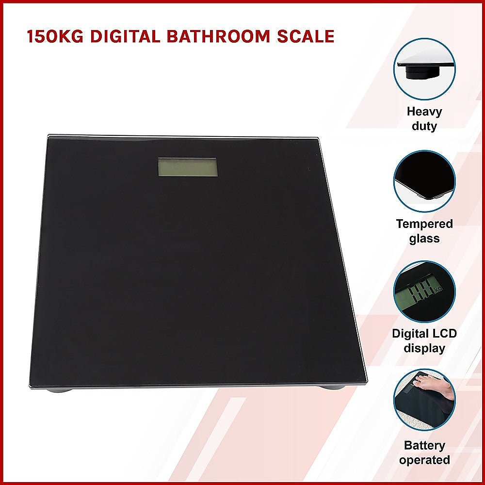 150KG Digital Bathroom Scale - Newstart Furniture