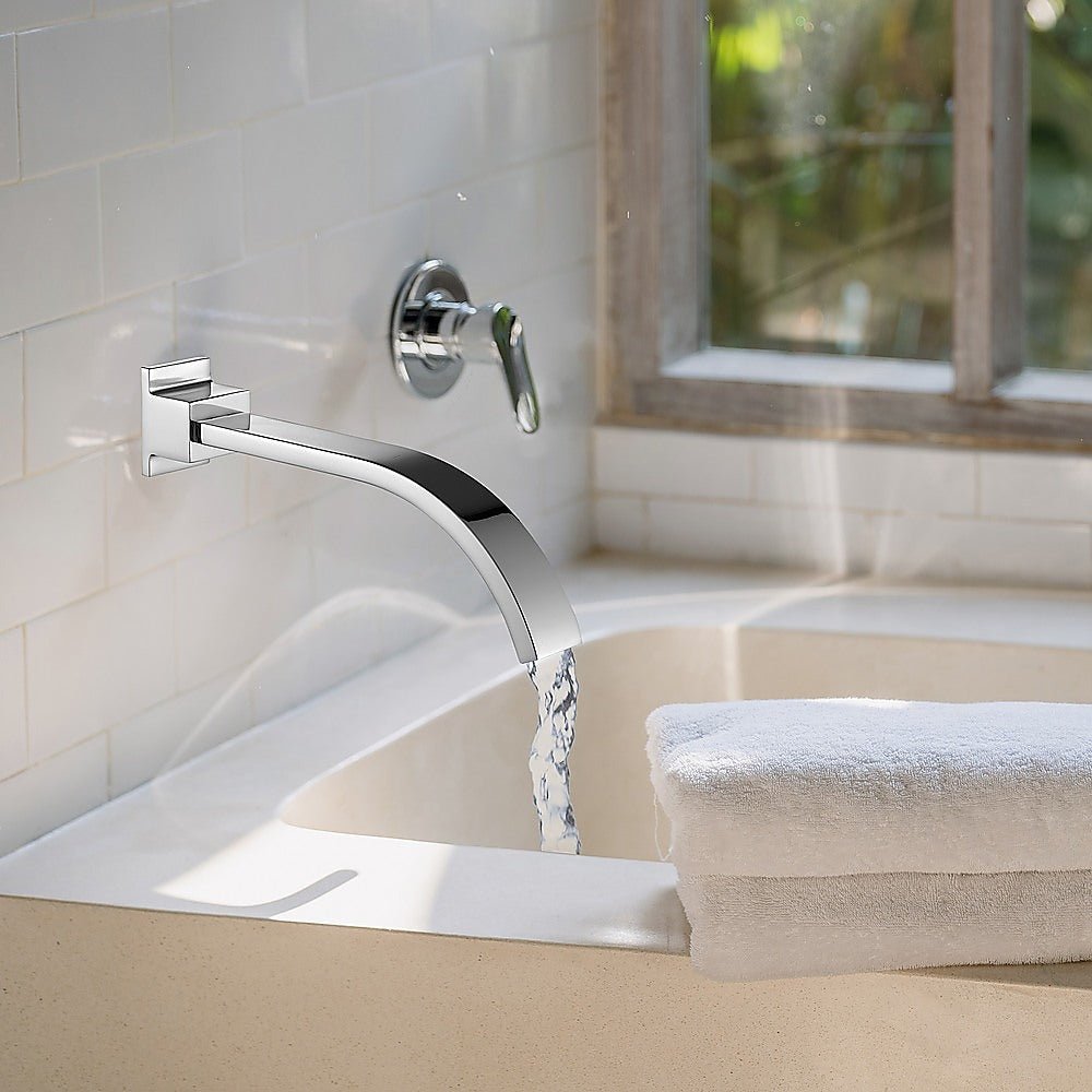 180mm Bath Spout Polished Chrome Finish - Newstart Furniture