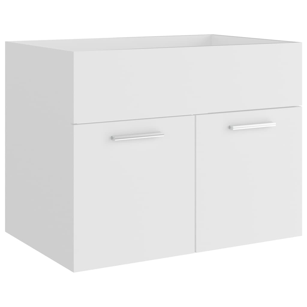 2 Piece Bathroom Furniture Set White Engineered Wood - Newstart Furniture