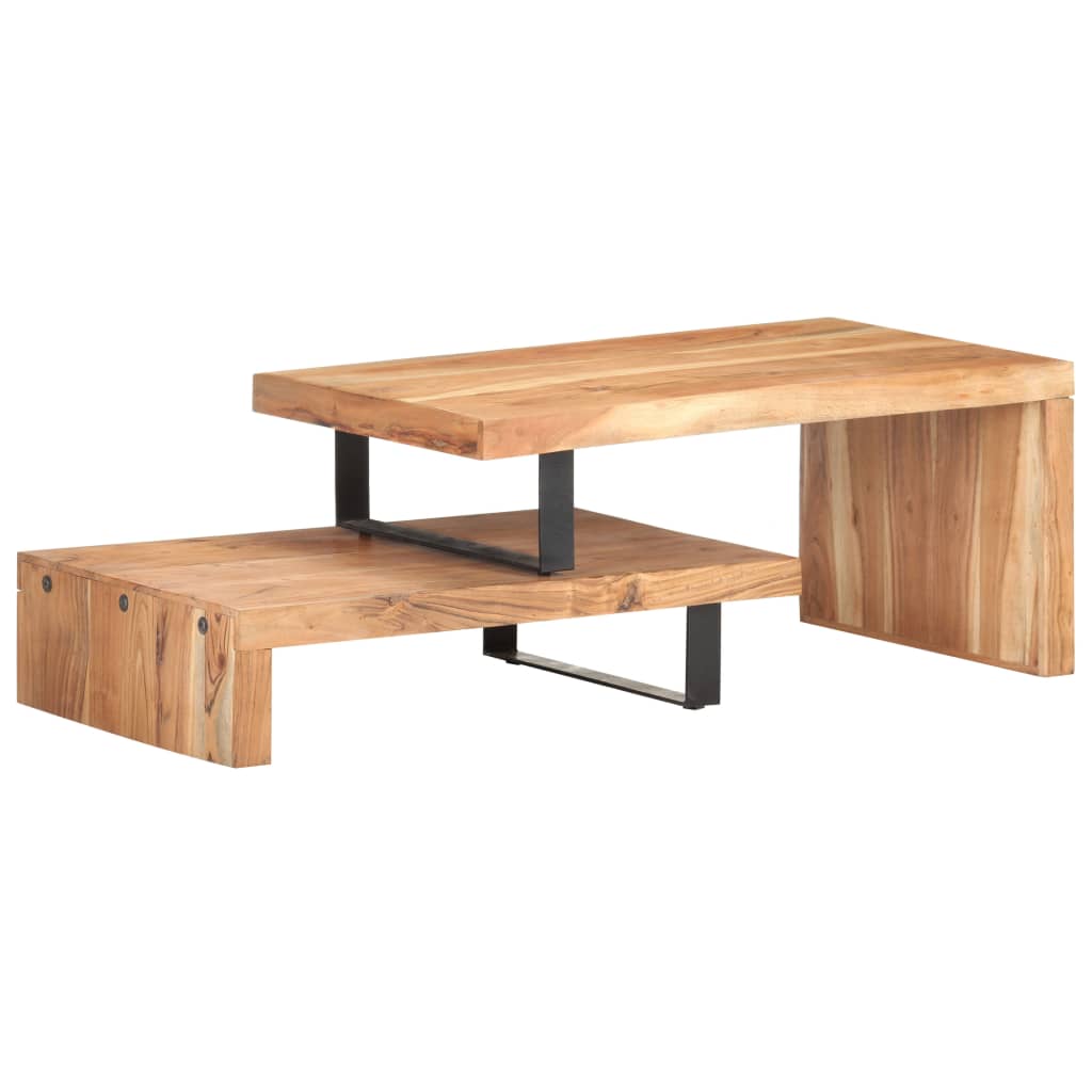 2 Piece Coffee Table Set Solid Acacia Wood - Newstart Furniture