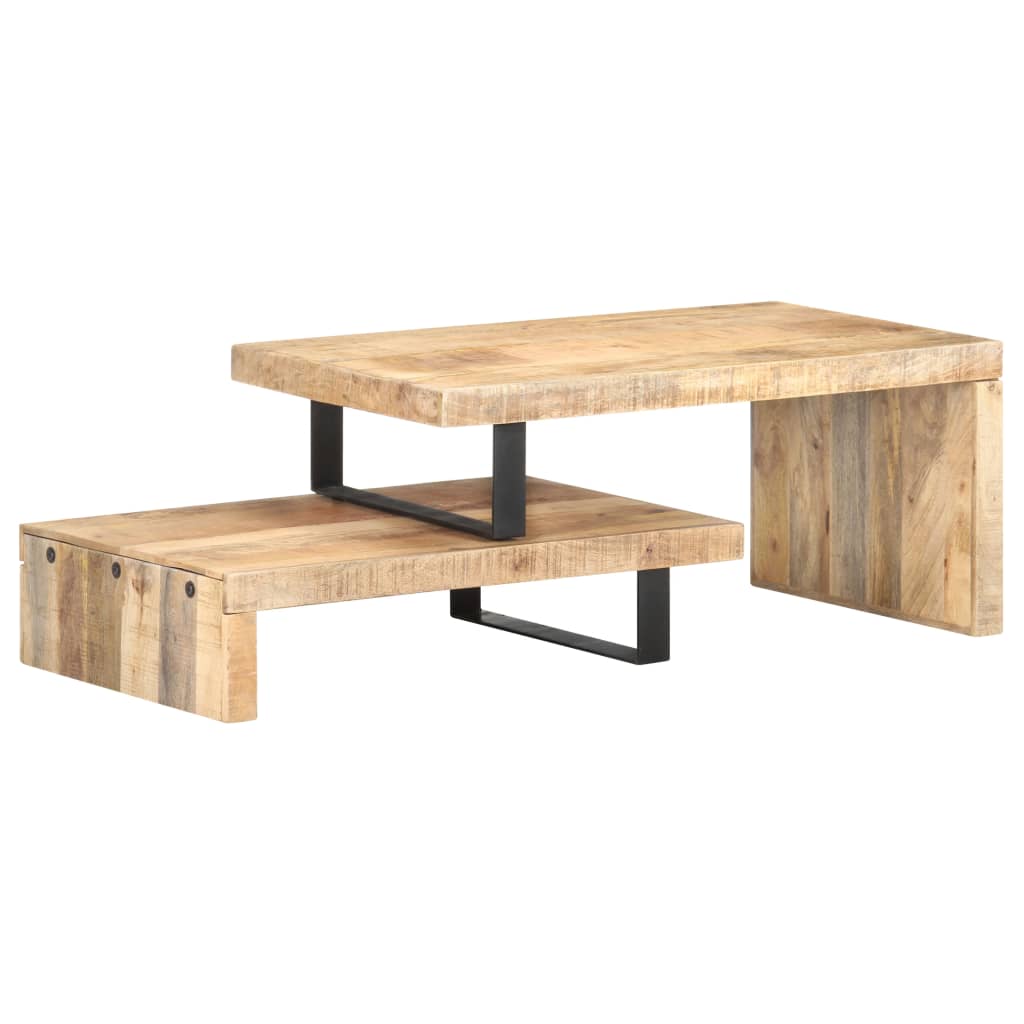 2 Piece Coffee Table Set Solid Mango Wood - Newstart Furniture