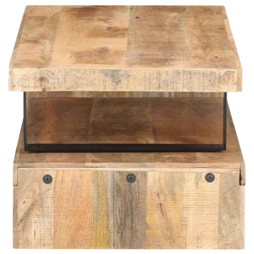 2 Piece Coffee Table Set Solid Mango Wood - Newstart Furniture