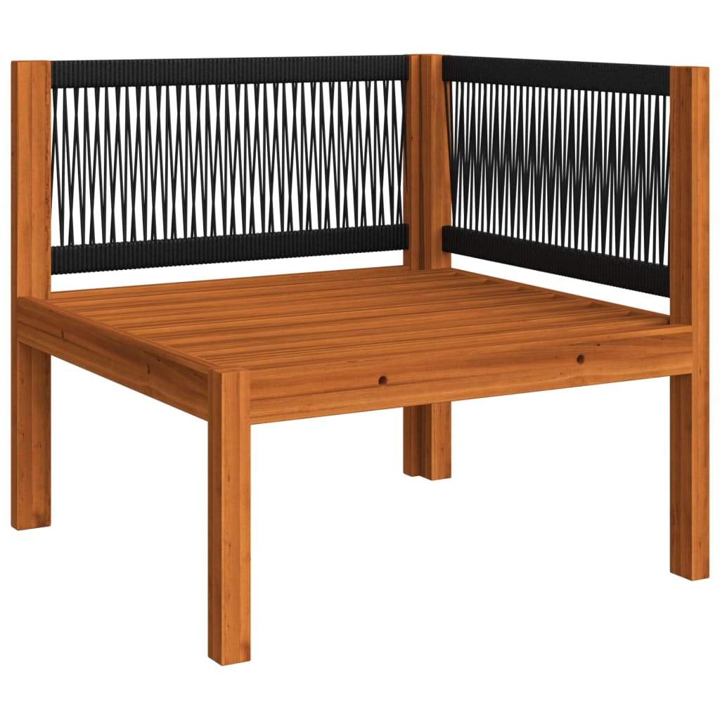 2 Piece Garden Lounge Set with Cushions Solid Acacia Wood - Newstart Furniture