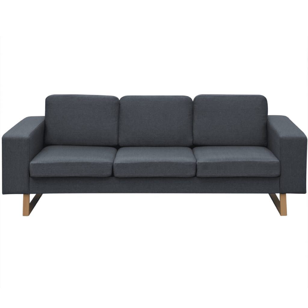 2-Seater and 3-Seater Sofa Set Dark Grey - Newstart Furniture