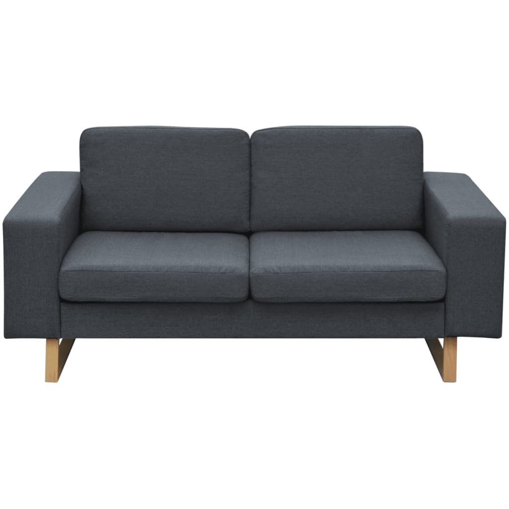 2-Seater and 3-Seater Sofa Set Dark Grey - Newstart Furniture