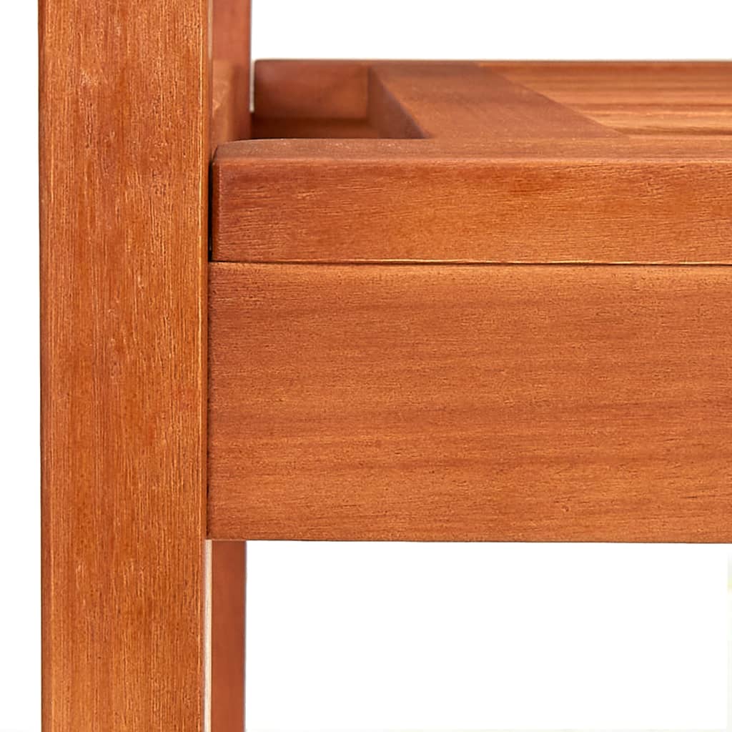 2-Seater Garden Bench 120 cm Solid Eucalyptus Wood - Newstart Furniture