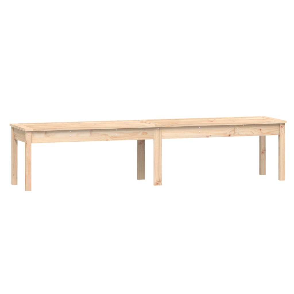 2-Seater Garden Bench 203.5x44x45 cm Solid Wood Pine - Newstart Furniture