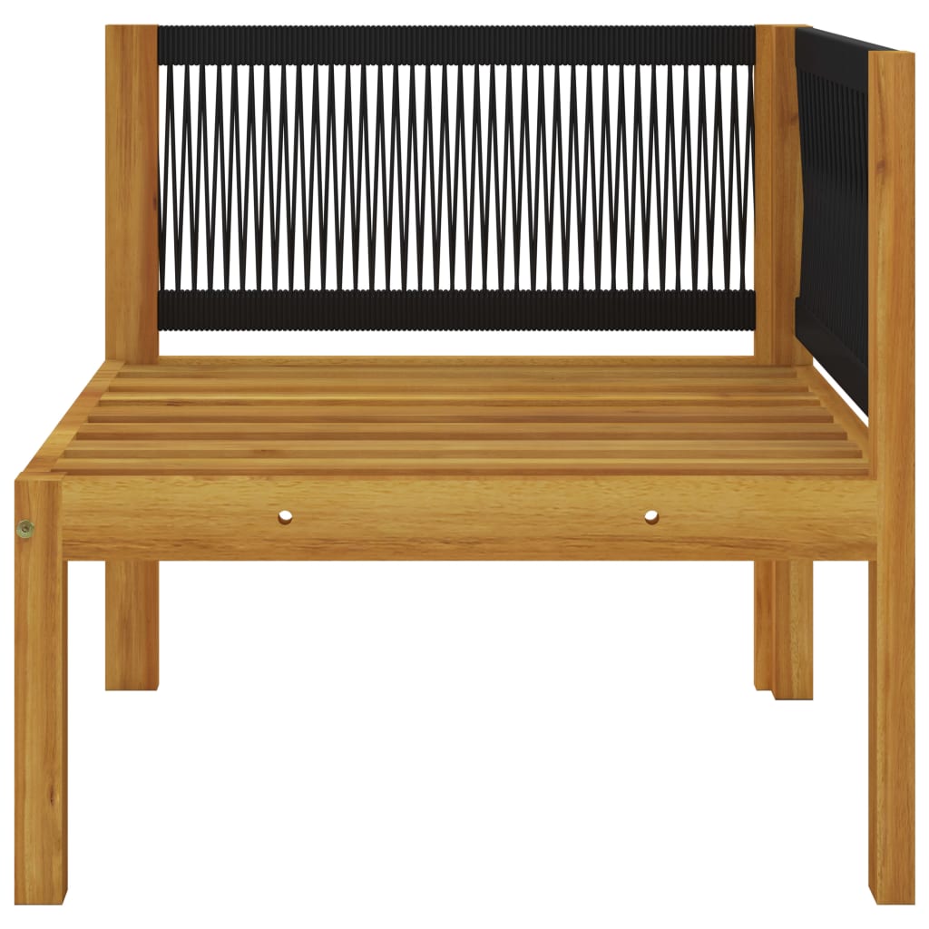 2-seater Garden Bench with Cushions Solid Acacia Wood - Newstart Furniture