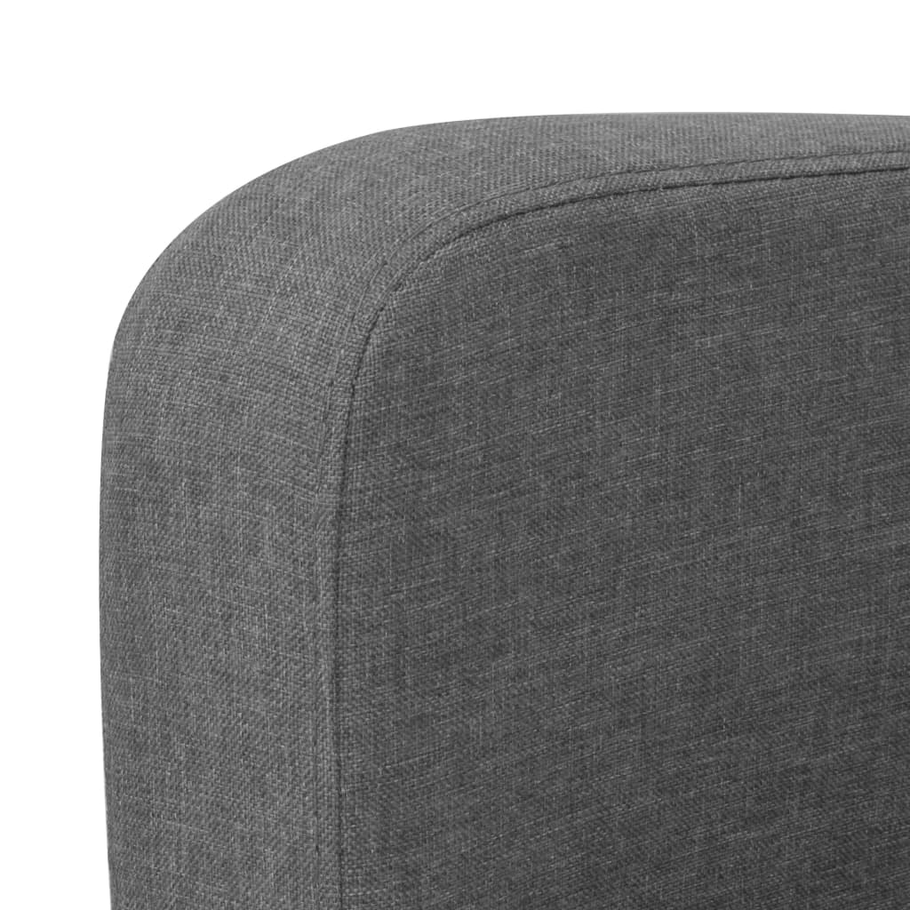 2-Seater Sofa 135x65x76 cm Dark Grey - Newstart Furniture