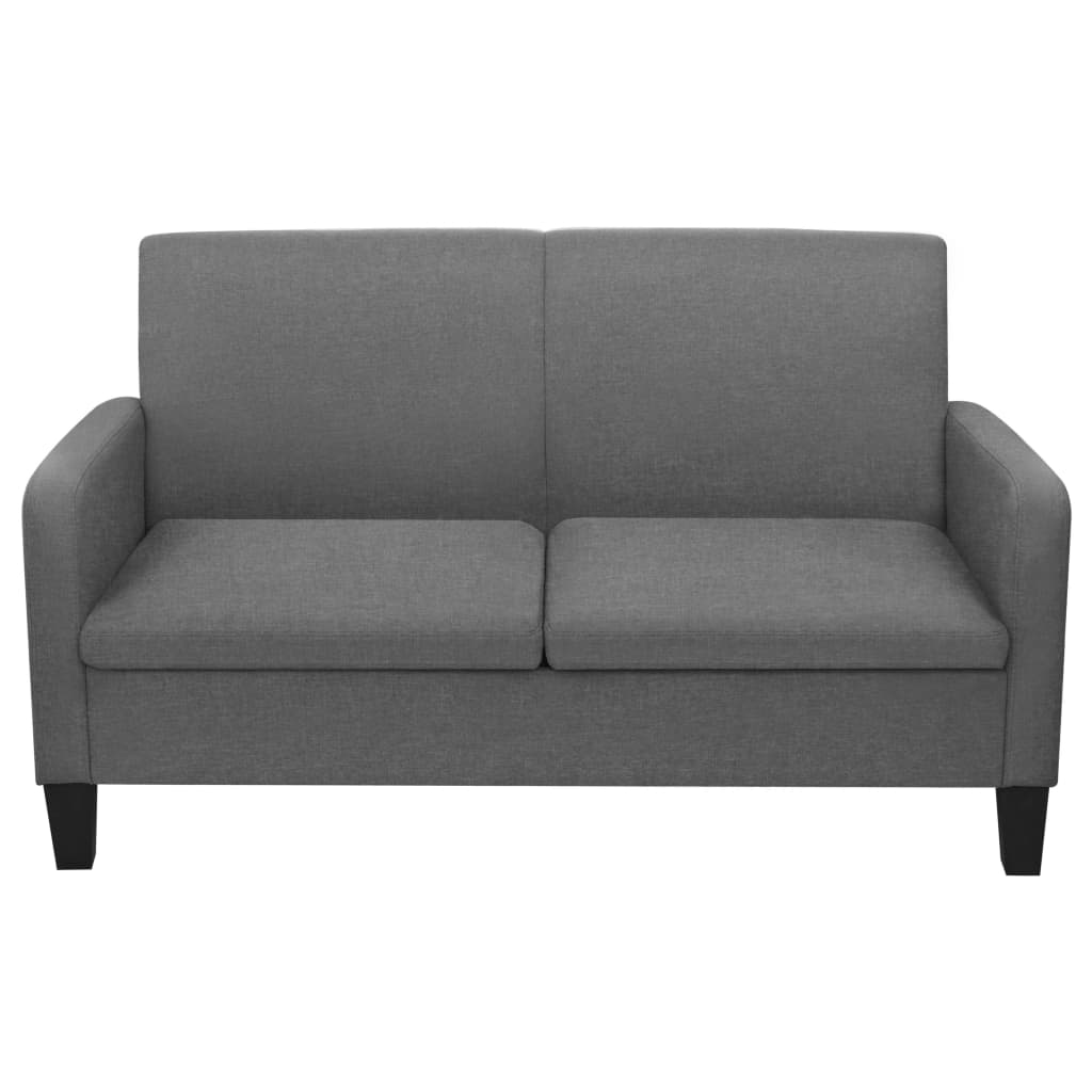 2-Seater Sofa 135x65x76 cm Dark Grey - Newstart Furniture